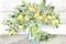 Watercolor Lemons in Mason Jar Landscape by Tre Sorelle Studios - Item # VARPDXRB13390TS